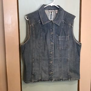 Chico’s jean vest